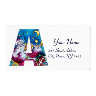 CHRISTMAS A LETTER / INSPIRED SANTA MONOGRAM