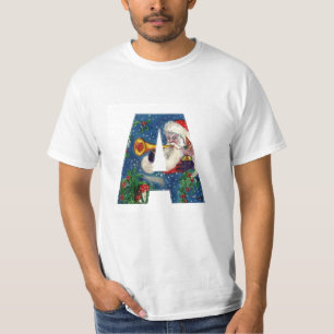CHRISTMAS A LETTER / SANTA CLAUS  BUGLER T-Shirt