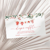 Christmas A Merry Little Baby Shower Diaper Raffle