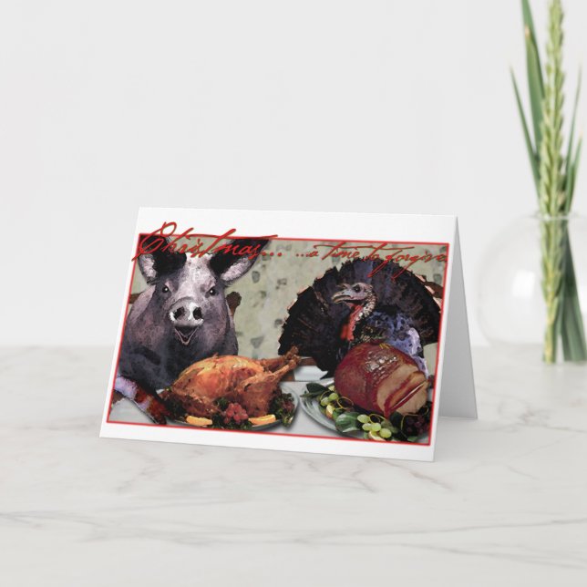 Christmas... a time to forgive. holiday card (Front)