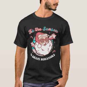 Christmas ABA Behaviour Therapy Retro Technician S T-Shirt