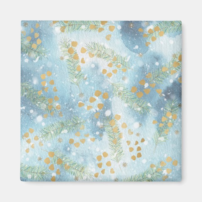 Christmas Abstract Art Magnet (Front)