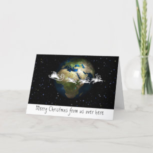 Christmas Across the Miles Card