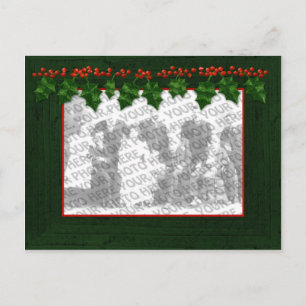 Christmas Add Your Photo Frame Postcard