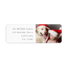 Christmas Address Label | Holiday Photo Stickers