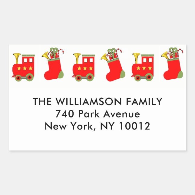 Christmas address labels (Front)
