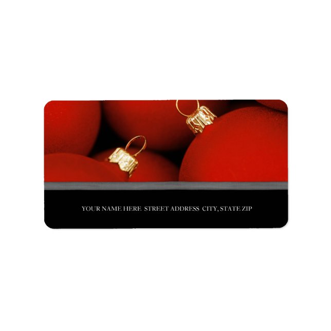 Christmas Address Mailing Labels (Front)