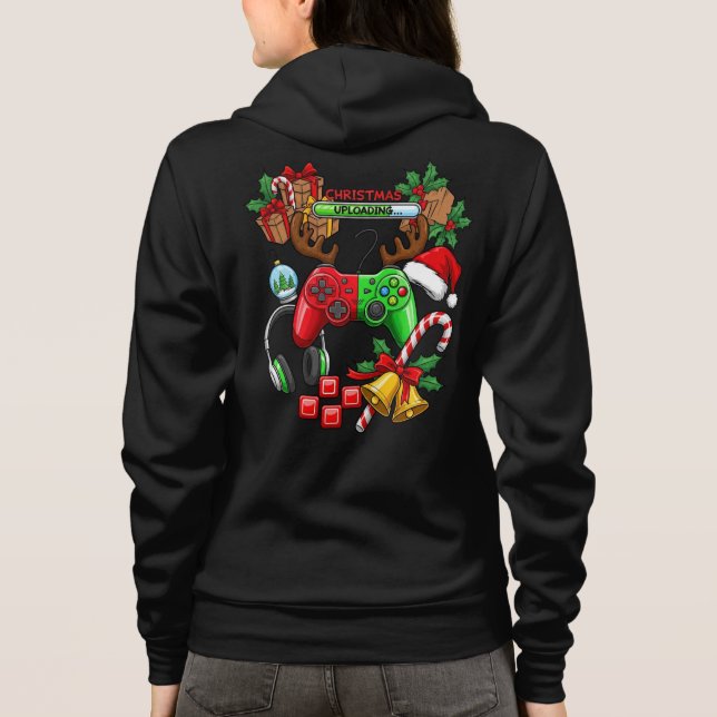 Christmas Adult Full-Zip Hoodie (Back)