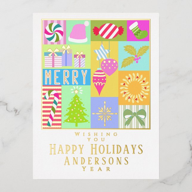 Christmas Advent Calendar Christmas Card (Front)