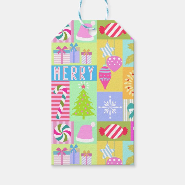 Christmas Advent Calendar Gift Tags (Front)