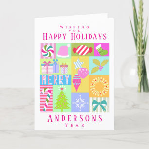 Christmas Advent Calendar  Thank You Card