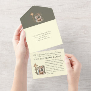 Christmas Advent Prayer Personalised Novena  All In One Invitation