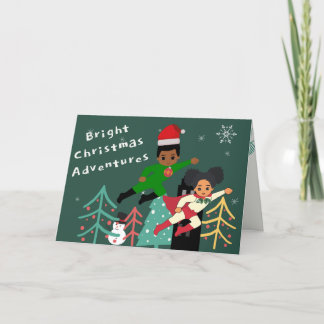 Christmas Adventures, 5"x7", Folded Card
