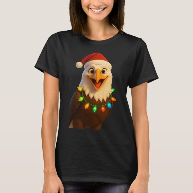 Christmas African Fish Eagle T-Shirt (Front)