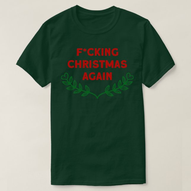 Christmas Again bicolor T-Shirt (Design Front)