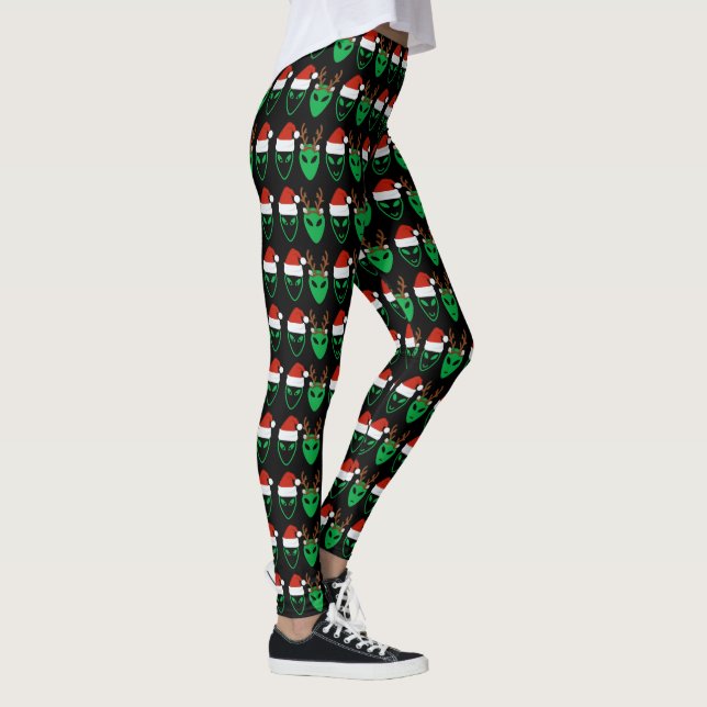 Christmas Aliens Leggings (Right)