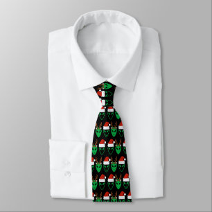 Christmas Aliens Tie