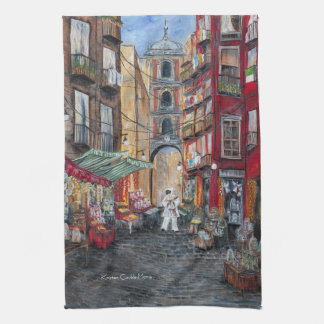 Christmas Alley Italia Tea Towel
