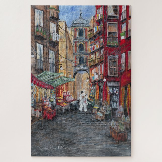 Christmas Alley Italy Jigsaw Puzzle (Vertical)