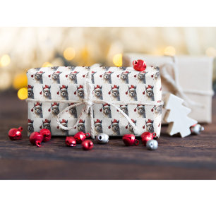 Christmas Alpaca Wrapping Paper