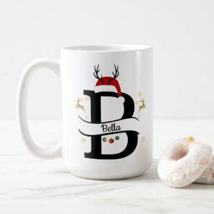 Christmas Alphabet Collection – Letter B Design Coffee Mug