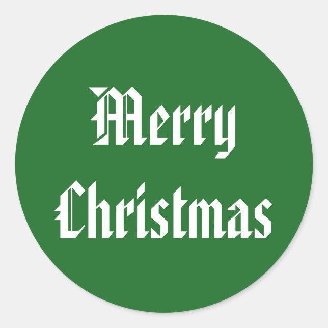 Christmas American Green Sticker by Janz (Front)