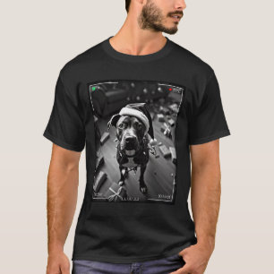 Christmas American Staffordshire Terrier Caught On T-Shirt