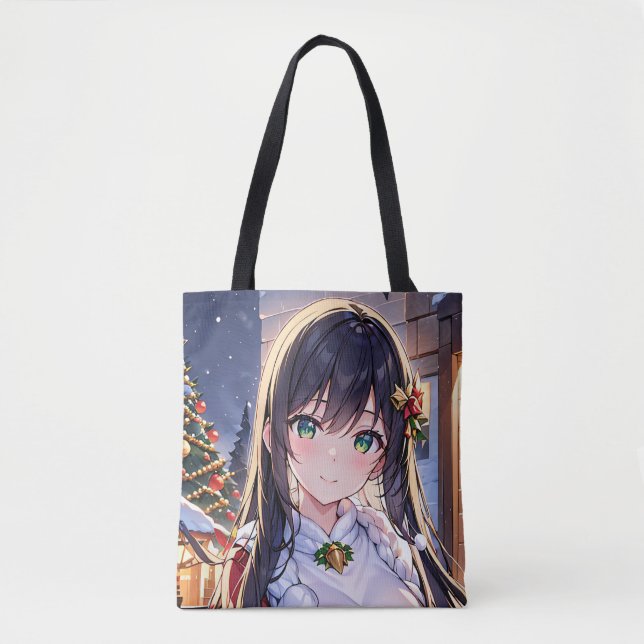 Christmas Amine  Tote Bag (Front)