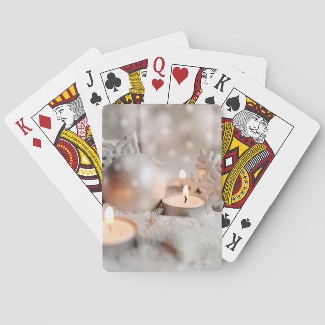 Christmas and Advent Decoration Playing Cards (Back)