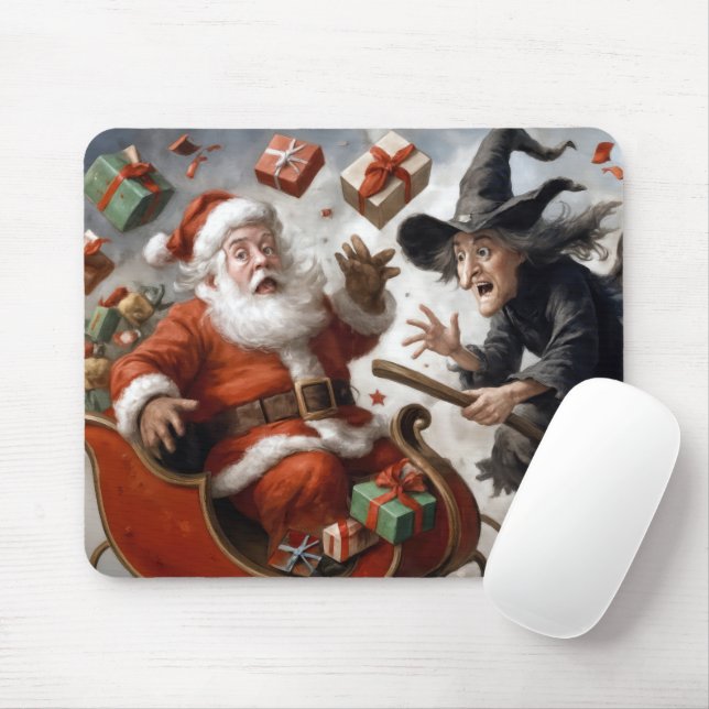 Christmas and Halloween Holidays Collision Mouse Pad (With Mouse)
