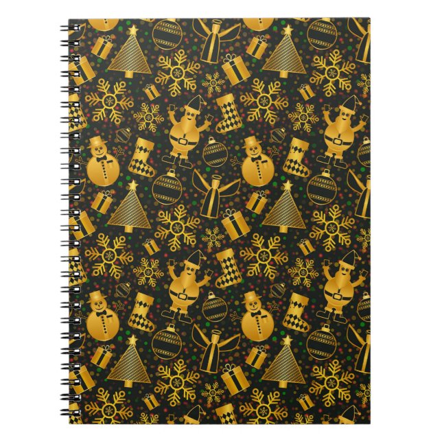 Christmas And New Year Design Notebook (Front)