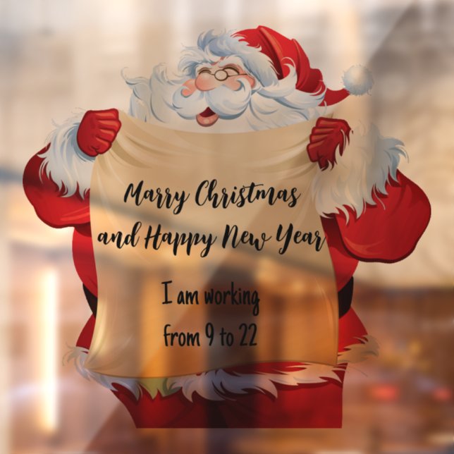 Christmas and Santa with custom note (Sheet 2)
