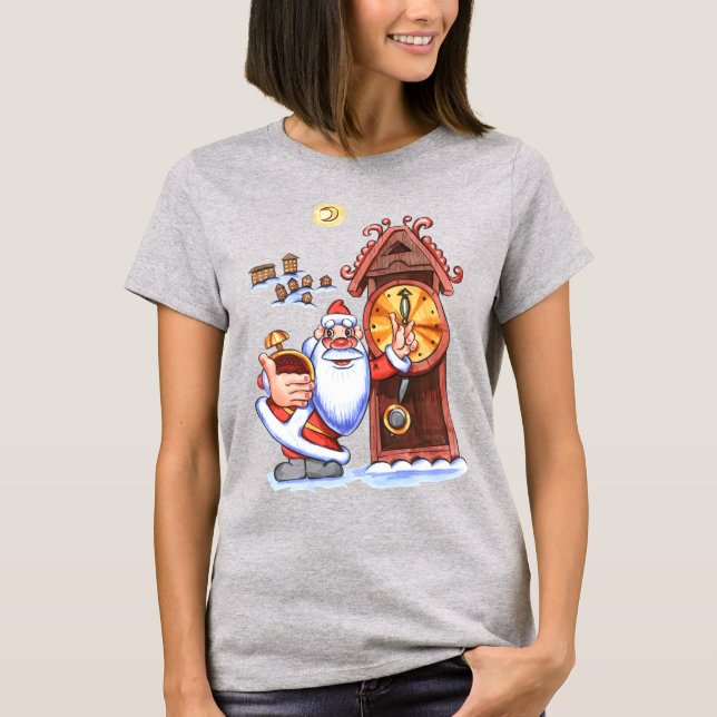 Christmas and winter Design T-Shirt (Front)