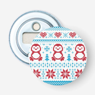 Christmas and Winter knitted pattern Bottle Opener