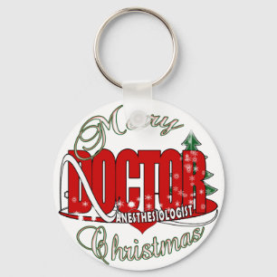 CHRISTMAS ANESTHESIOLOGIST KEY RING