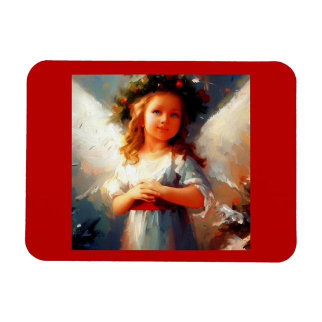 Christmas Angel 1 Magnet (Horizontal)