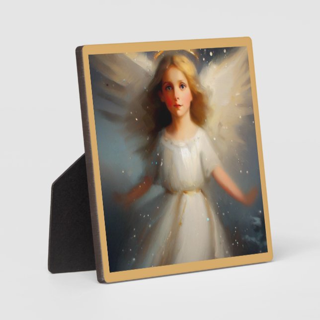Christmas Angel 2 Plaque (Front)