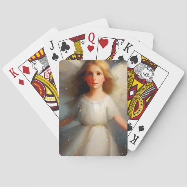 Christmas Angel (2) Playing Cards (Back)
