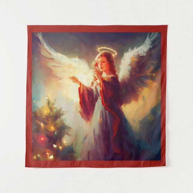 Christmas Angel 3 Tapestry (Front)