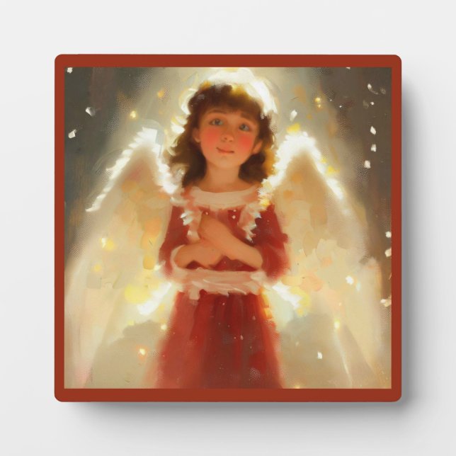 Christmas Angel 4 Plaque (Front)