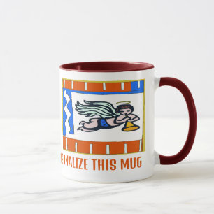 Christmas Angel, add text to personalise, Mug