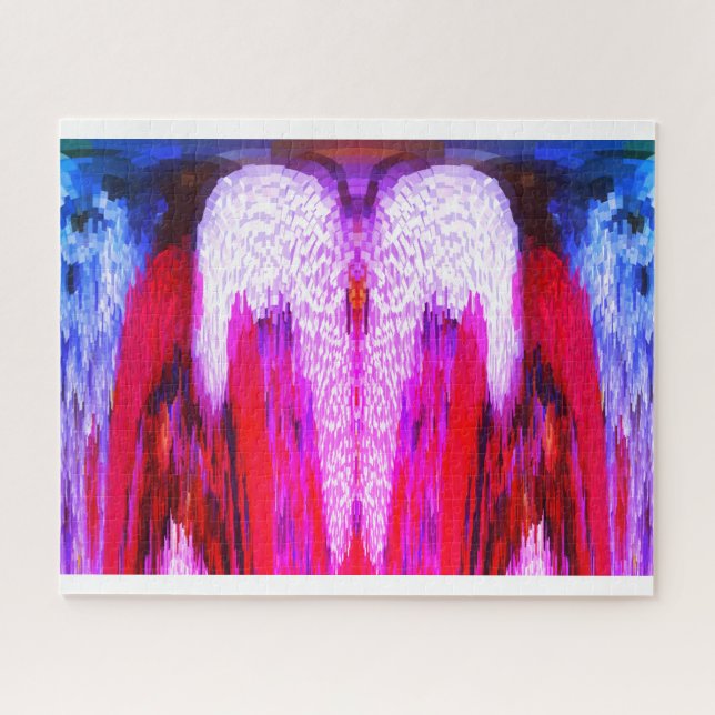 Christmas angel art jigsaw puzzle (Horizontal)