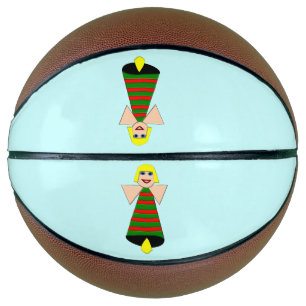 Christmas Angel Bell Basketballs