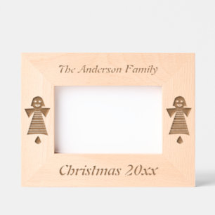 Christmas Angel Bell Custom Etched Frames