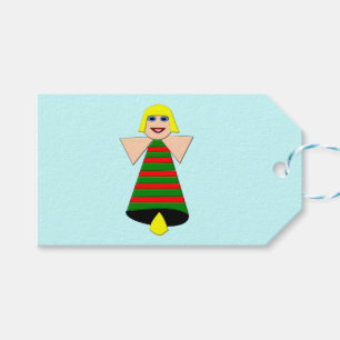 Christmas Angel Bell Custom Gift Tags