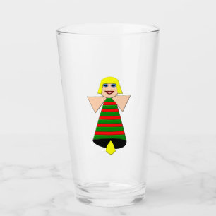 Christmas Angel Bell Glass