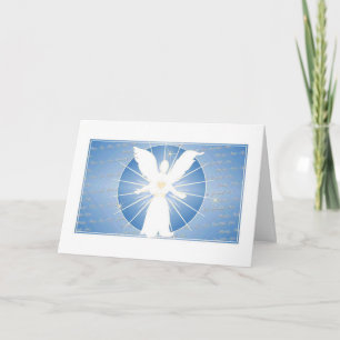 Christmas Angel Blessing Card
