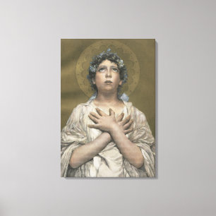 Christmas Angel (by Erulo Eroli) Canvas Print