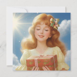 Christmas angel card
