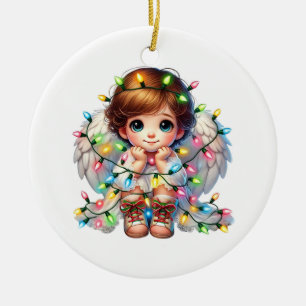 Christmas Angel Ceramic Tree Decoration